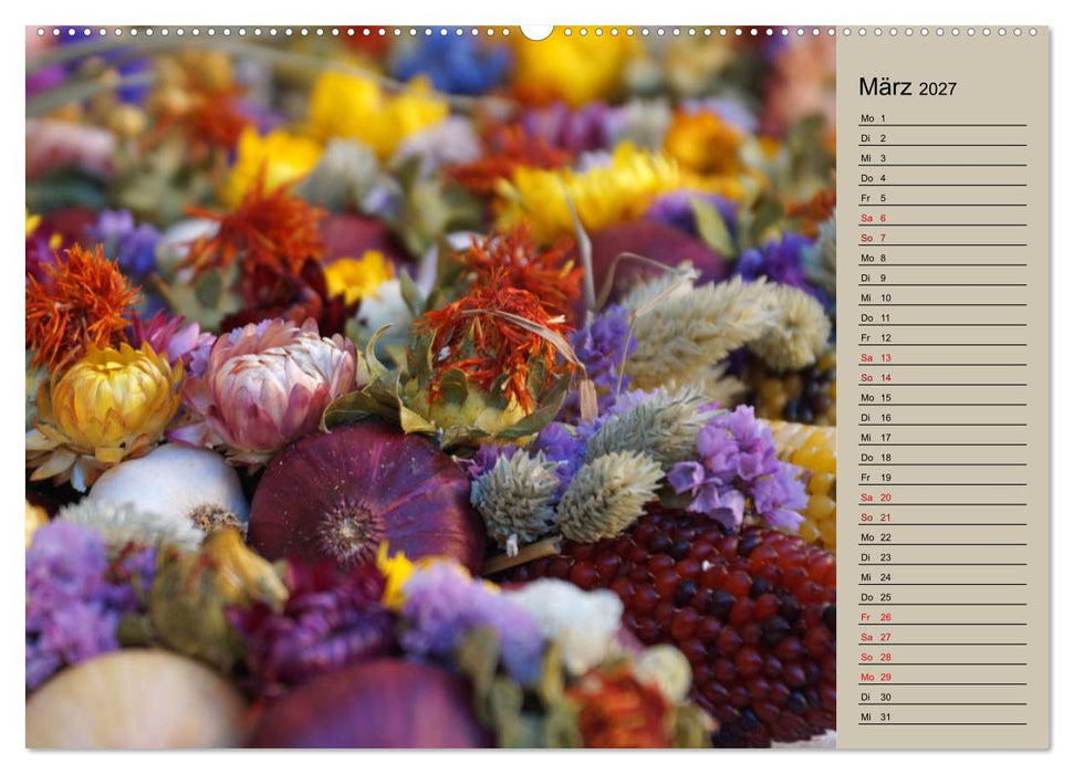 In Weimar ist Zwiebelmarkt (CALVENDO Premium Wandkalender 2027)