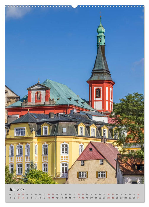 LOKET UND EGER Zwei idyllische Orte in Westböhmen (CALVENDO Premium Wandkalender 2027)