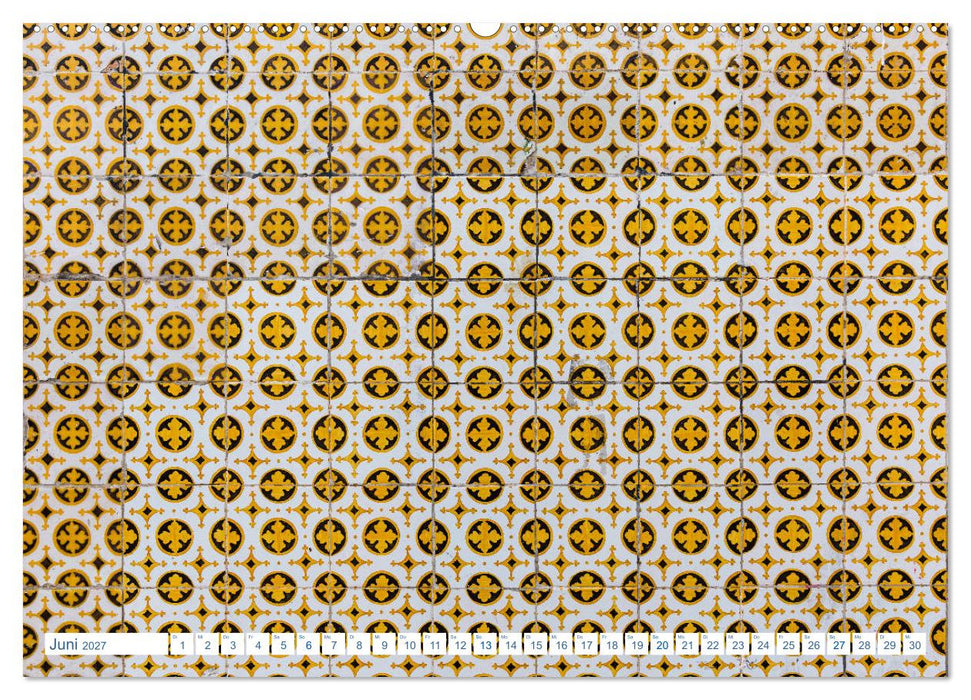 Fliesen von Lissabon (CALVENDO Premium Wandkalender 2027)