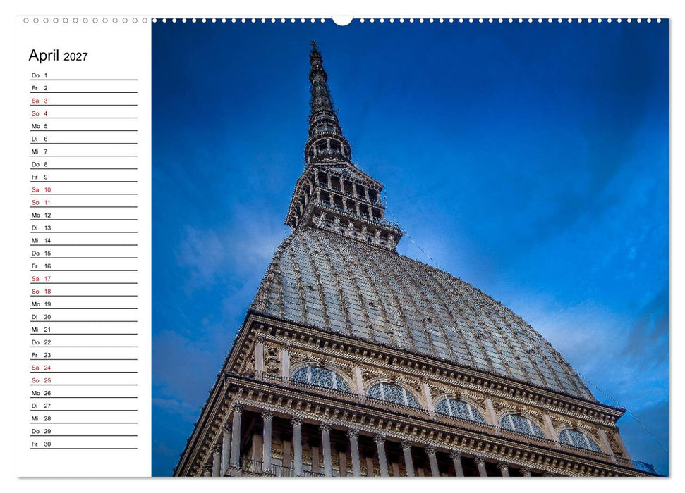 Piemont und Turin (CALVENDO Wandkalender 2027)