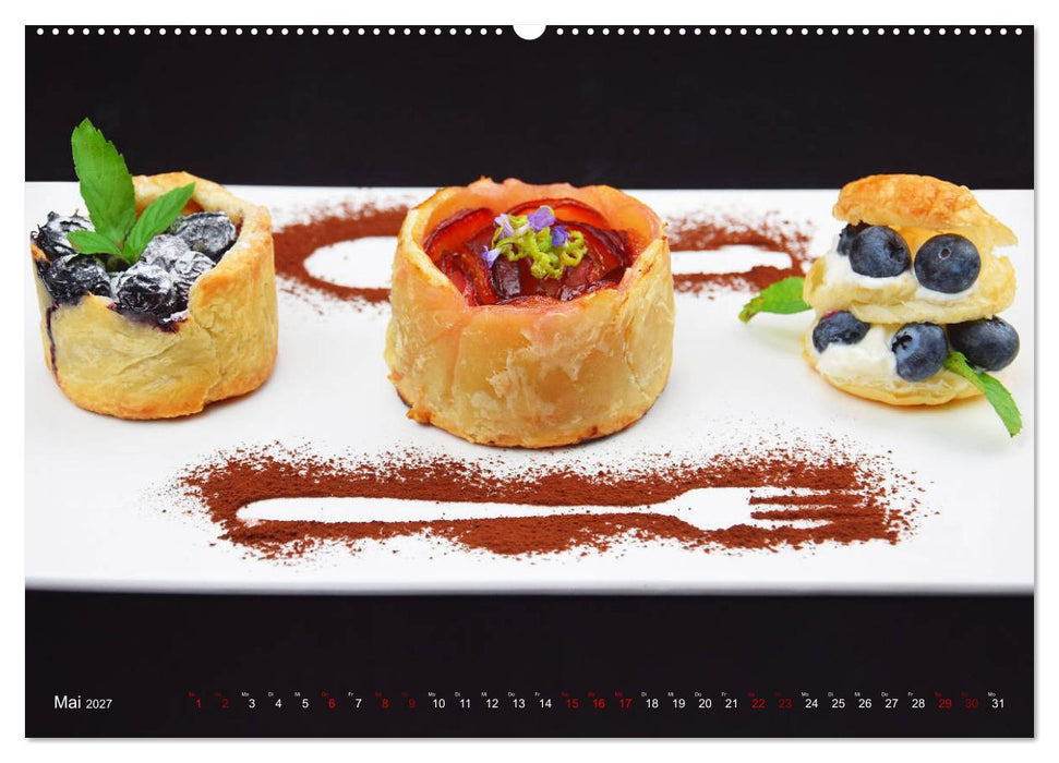 DESSERTVARIATIONEN (CALVENDO Premium Wandkalender 2027)