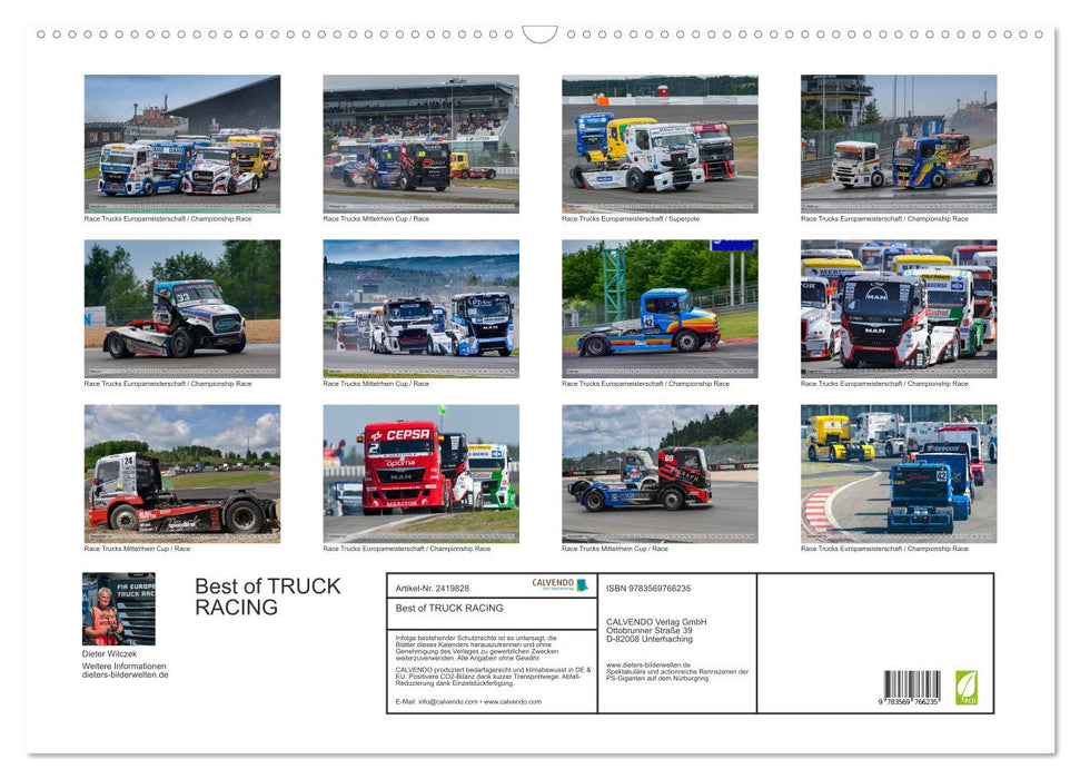 Best of TRUCK RACING (CALVENDO Wandkalender 2027)