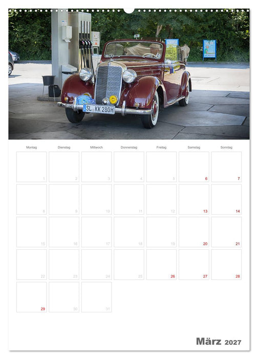 Mercedes Benz 170 SCB (CALVENDO Premium Wandkalender 2027)