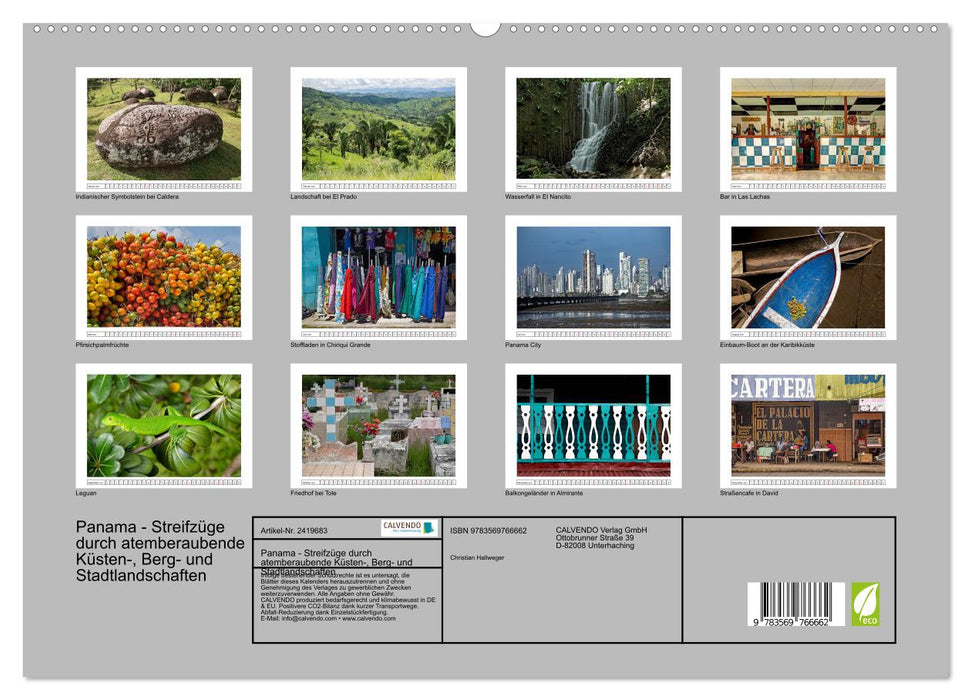 Panama - Streifzüge durch atemberaubende Küsten-, Berg- und Stadtlandschaften (CALVENDO Premium Wandkalender 2027)