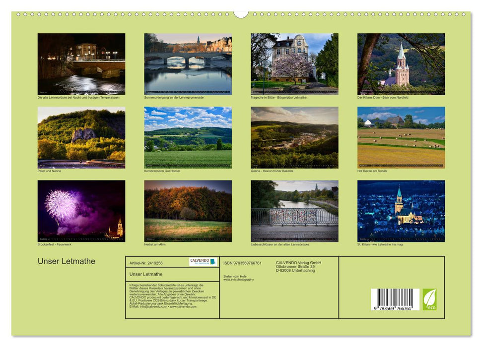 Unser Letmathe (CALVENDO Premium Wandkalender 2027)