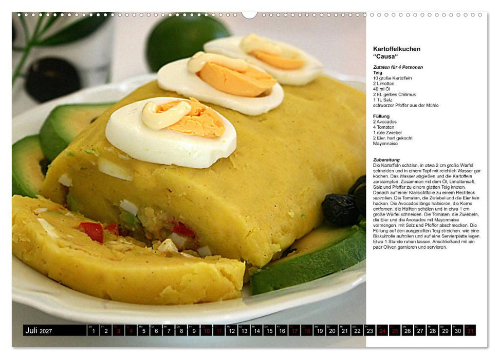 PERU - Kulinarisch (CALVENDO Premium Wandkalender 2027)