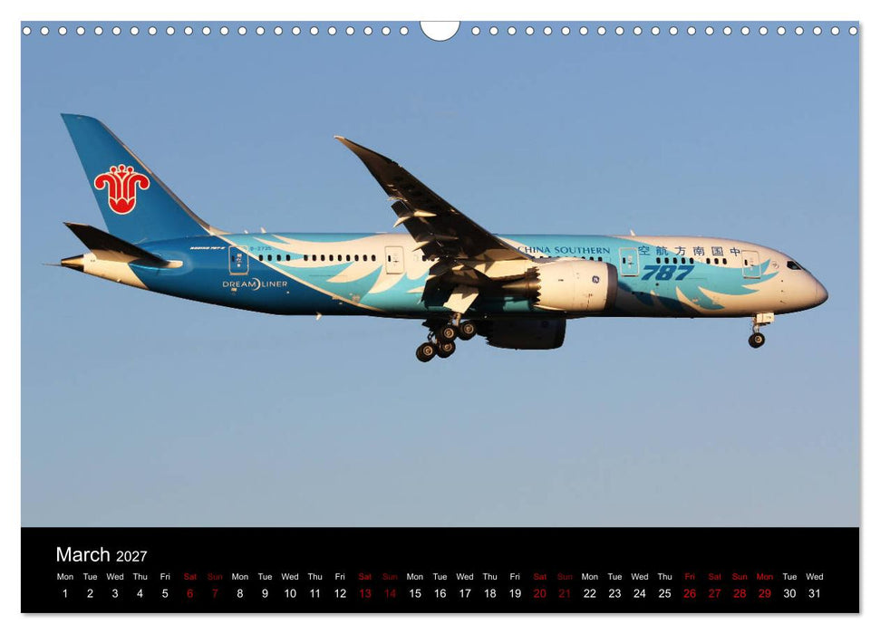 Widebody Jets (CALVENDO Monthly Calendar 2027)