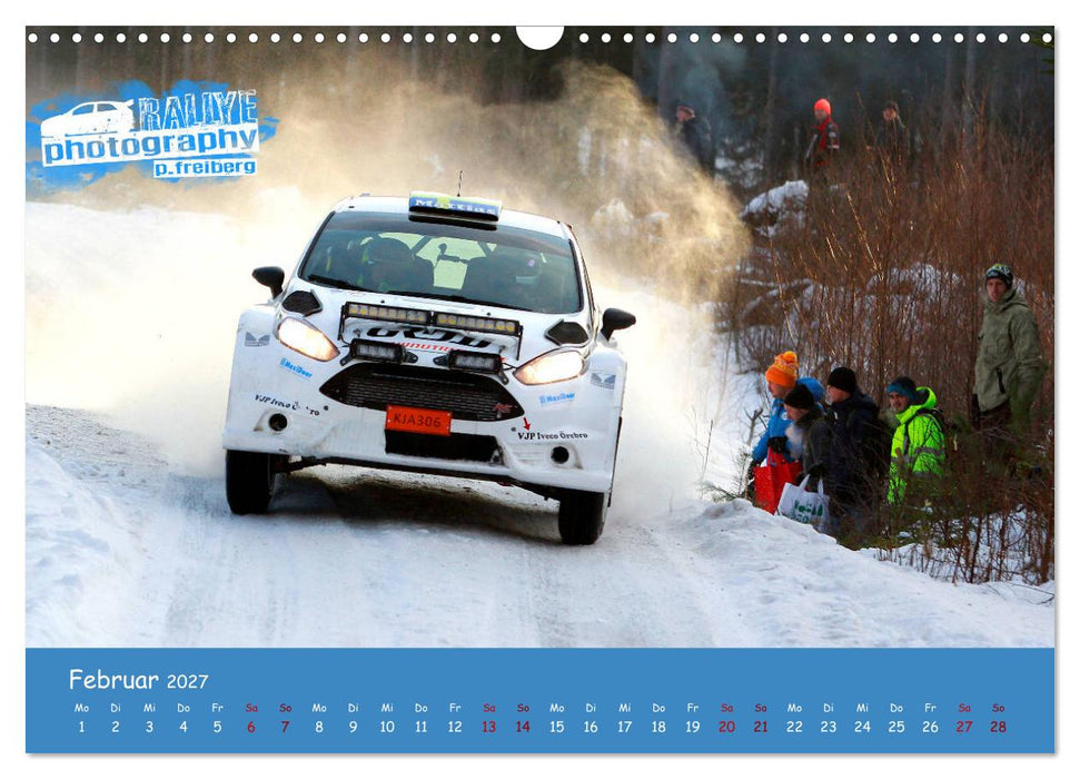 WRC Schweden White Open 2027 (CALVENDO Wandkalender 2027)
