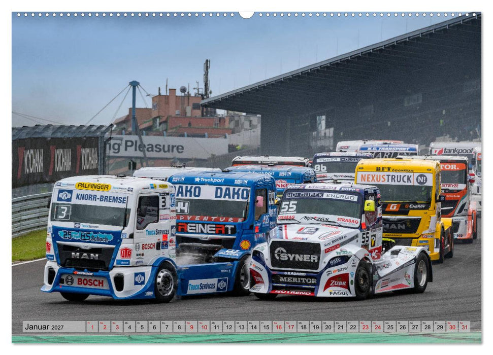 Best of TRUCK RACING (CALVENDO Premium Wandkalender 2027)