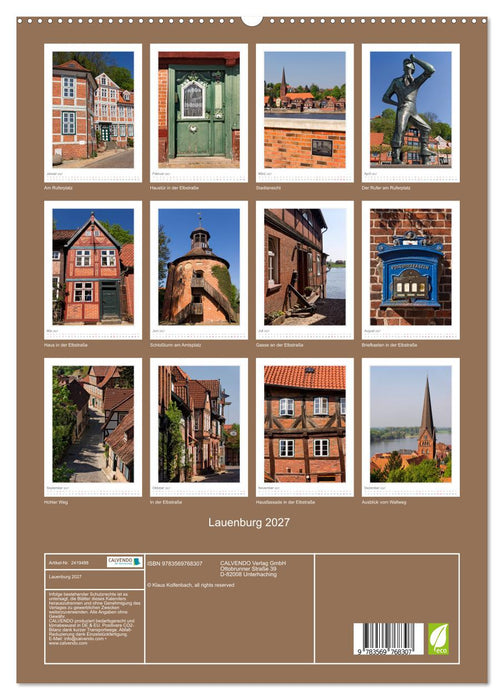 Lauenburg 2027 (CALVENDO Premium Wandkalender 2027)