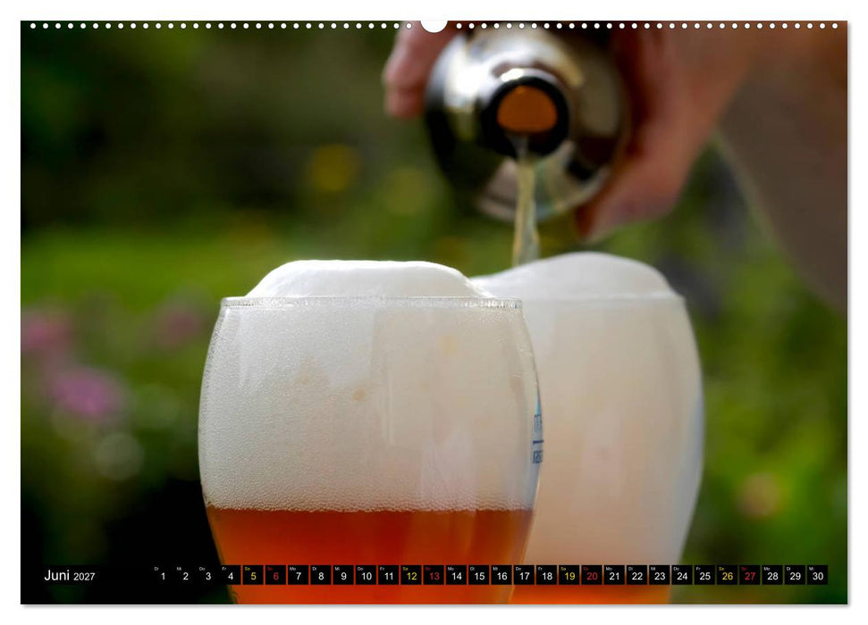 Biergenuss zu jeder Jahreszeit (CALVENDO Wandkalender 2027)