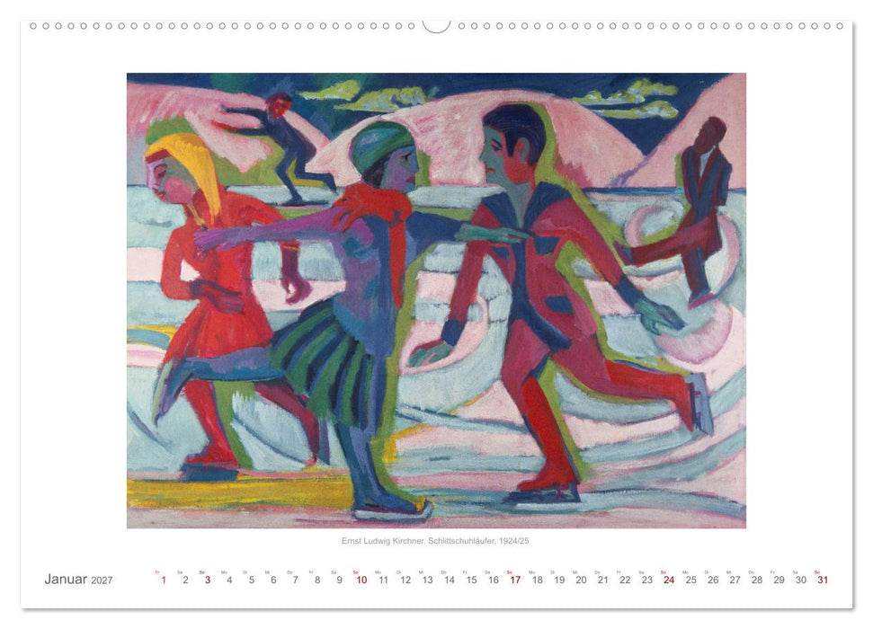 Klassische Moderne 2027 - Mit Kunst durchs Jahr (CALVENDO Wandkalender 2027)