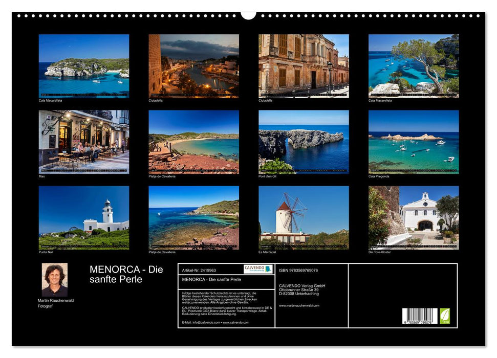 MENORCA - Die sanfte Perle (CALVENDO Wandkalender 2027)