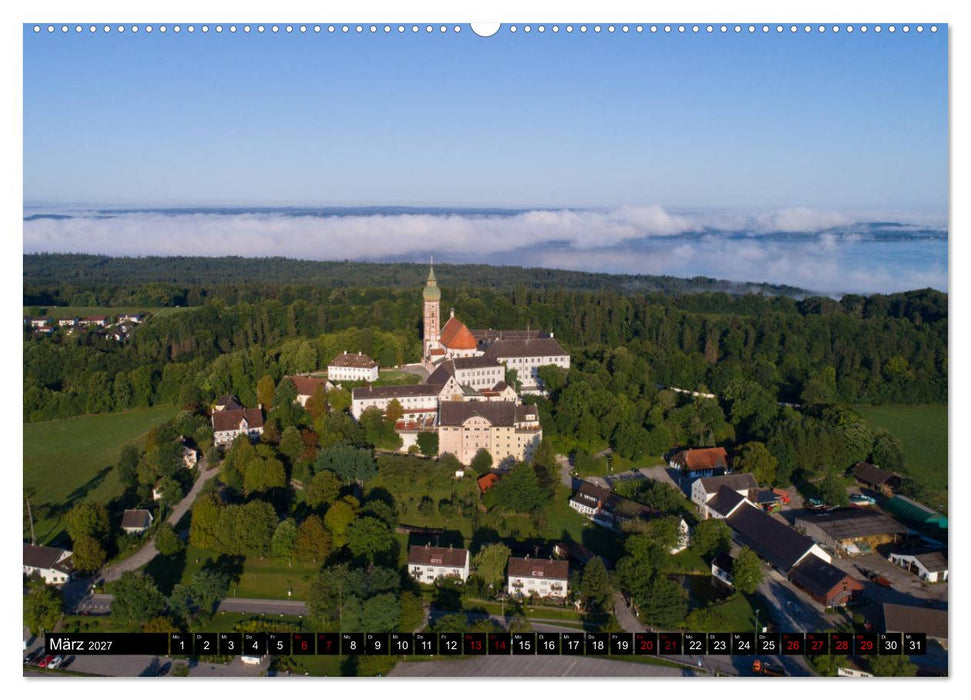 Himmel über Bayern (CALVENDO Premium Wandkalender 2027)