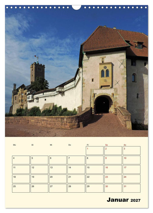 Die Wartburg - Weltkulturerbe in Thüringen (CALVENDO Wandkalender 2027)