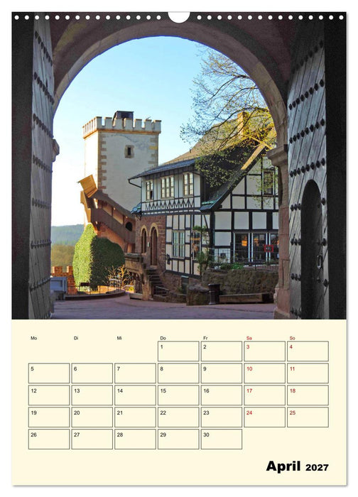 Die Wartburg - Weltkulturerbe in Thüringen (CALVENDO Wandkalender 2027)
