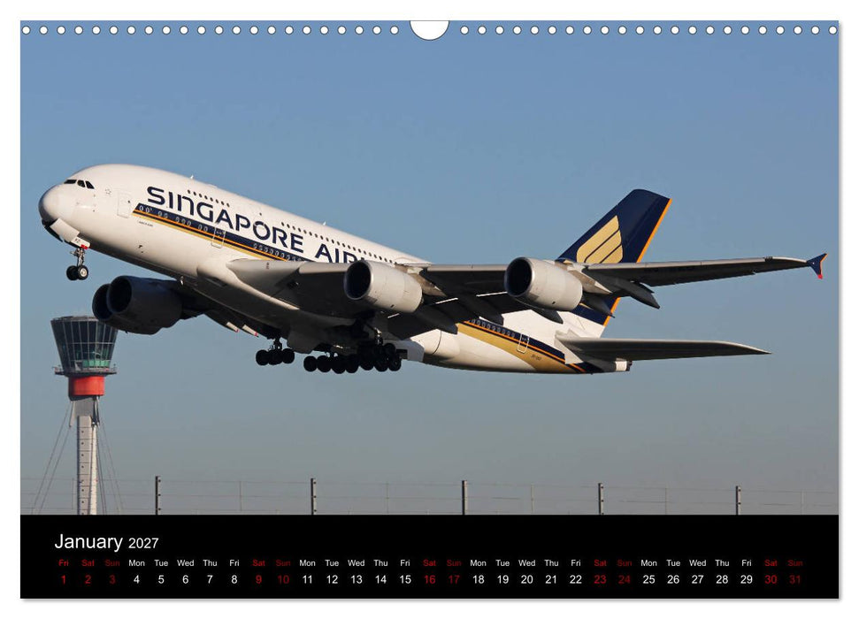 A380 SuperJumbo (CALVENDO Monthly Calendar 2027)