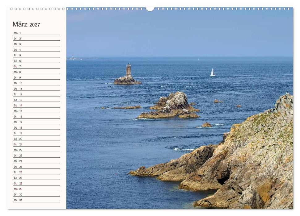 Leuchttürme - Wegweiser an der bretonischen Küste (CALVENDO Wandkalender 2027)