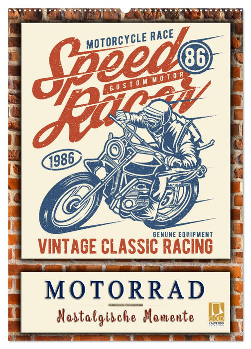 Motorrad - nostalgische Momente (CALVENDO Wandkalender 2027)