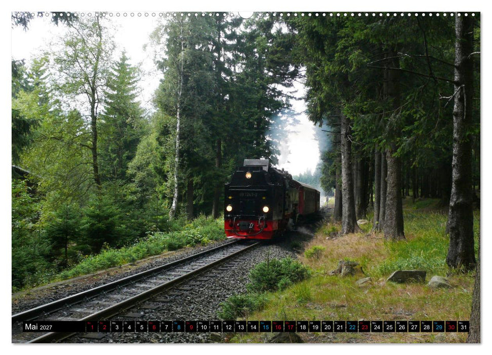 Dampf am Brocken - Die Harzquerbahn (CALVENDO Wandkalender 2027)