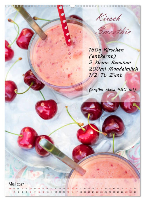 Smoothies zum Selbermachen (CALVENDO Premium Wandkalender 2027)