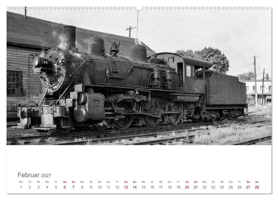 US-Dampflokomotiven (CALVENDO Wandkalender 2027)