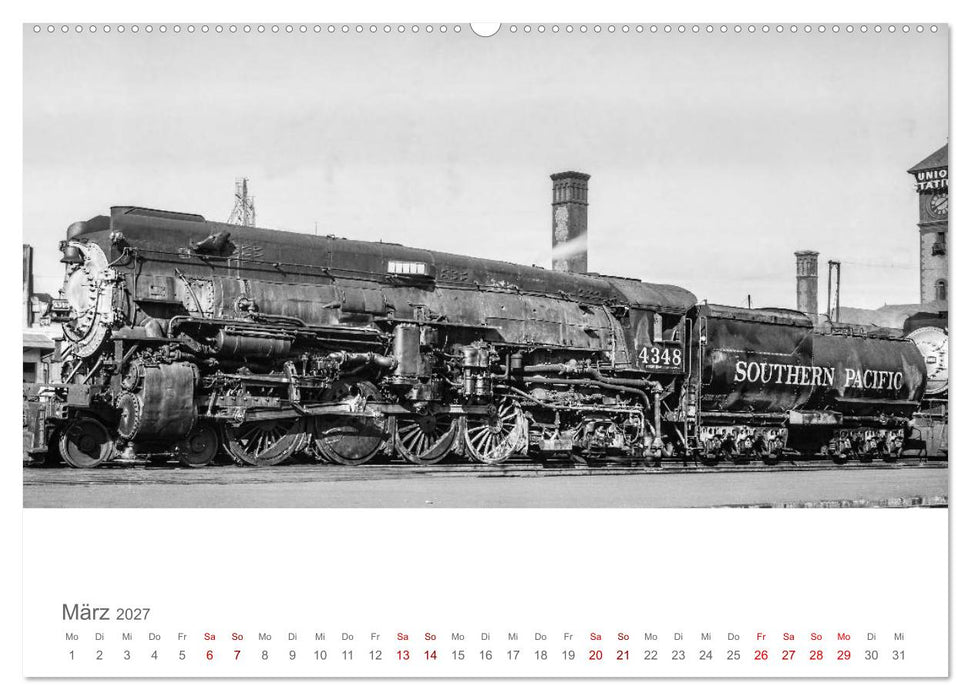 US-Dampflokomotiven (CALVENDO Wandkalender 2027)