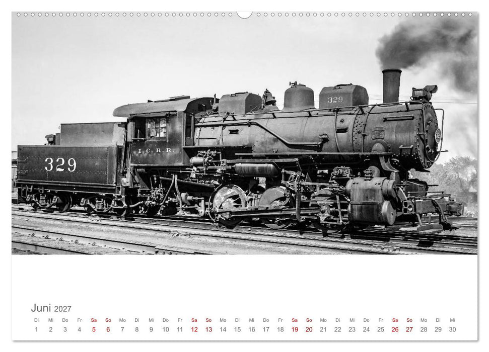 US-Dampflokomotiven (CALVENDO Wandkalender 2027)