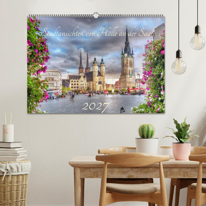 Stadtansichten von Halle an der Saale (CALVENDO Wandkalender 2027)
