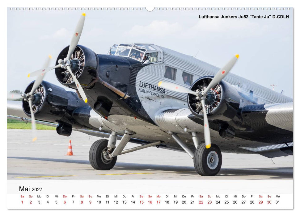 Schönheiten der Luftfahrt 2027 (CALVENDO Premium Wandkalender 2027)