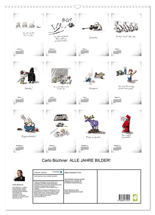 Carlo Büchner ALLE JAHRE BILDER! (CALVENDO Wandkalender 2027)