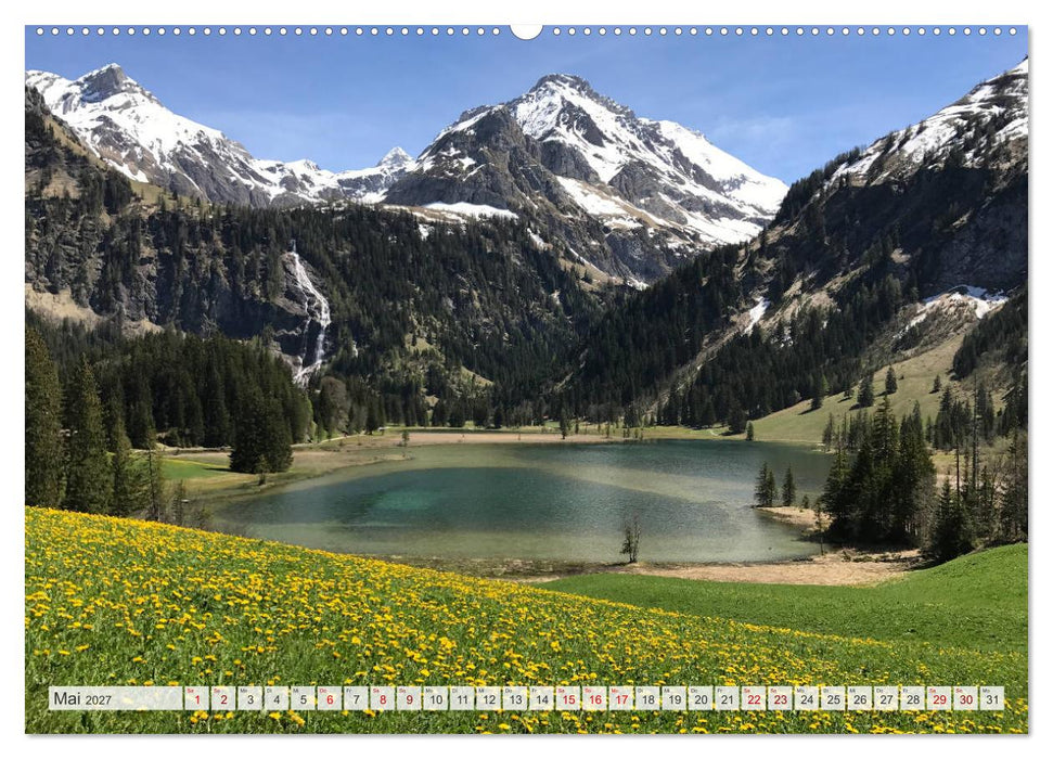 Bergblicke der Schweiz (CALVENDO Wandkalender 2027)