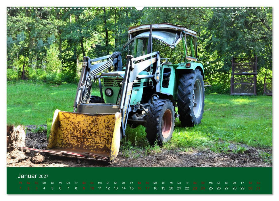 TRECKER-SCHLEPPER. Unverzichtbare Helfer in der Landwirtschaft (CALVENDO Premium Wandkalender 2027)