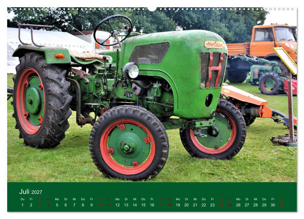 TRECKER-SCHLEPPER. Unverzichtbare Helfer in der Landwirtschaft (CALVENDO Premium Wandkalender 2027)