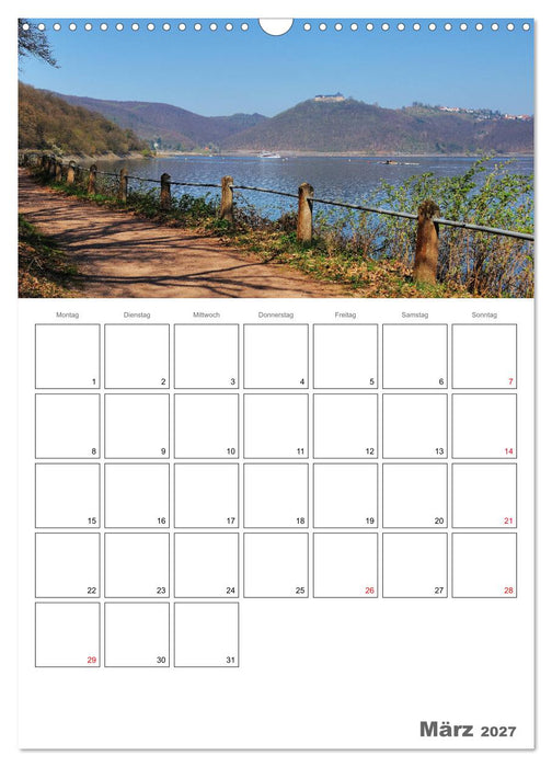 Hessens schönster See - Der Edersee (CALVENDO Wandkalender 2027)