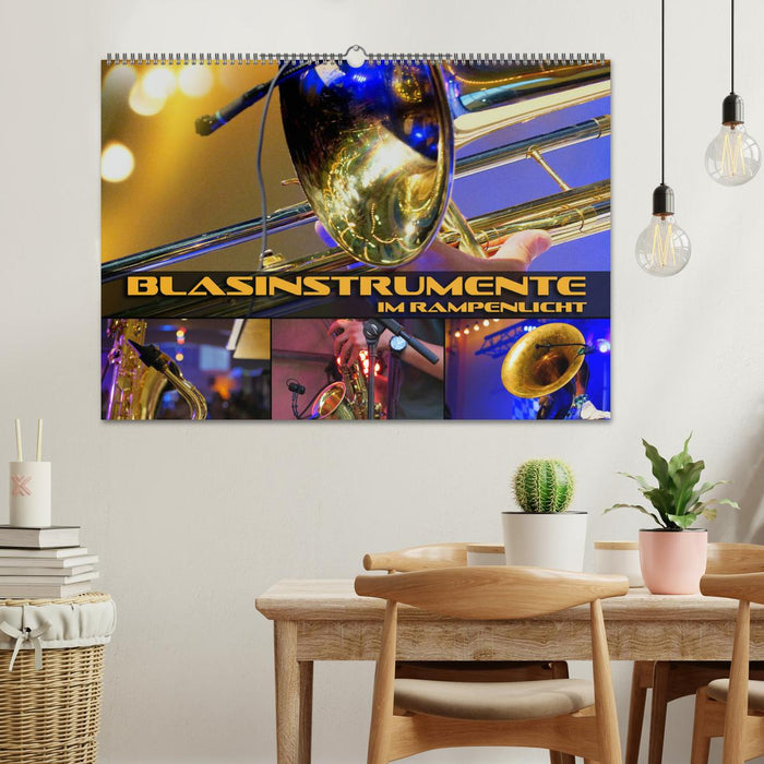 Blasinstrumente im Rampenlicht (CALVENDO Wandkalender 2027)