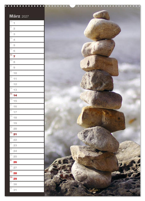 Steinmanderl - Der Steinmännchen Geburtstagskalender (CALVENDO Wandkalender 2027)