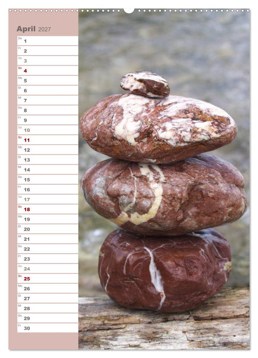 Steinmanderl - Der Steinmännchen Geburtstagskalender (CALVENDO Wandkalender 2027)