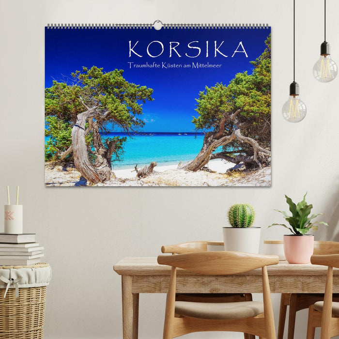 Korsika - Traumhafte Küsten am Mittelmeer (CALVENDO Wandkalender 2027)
