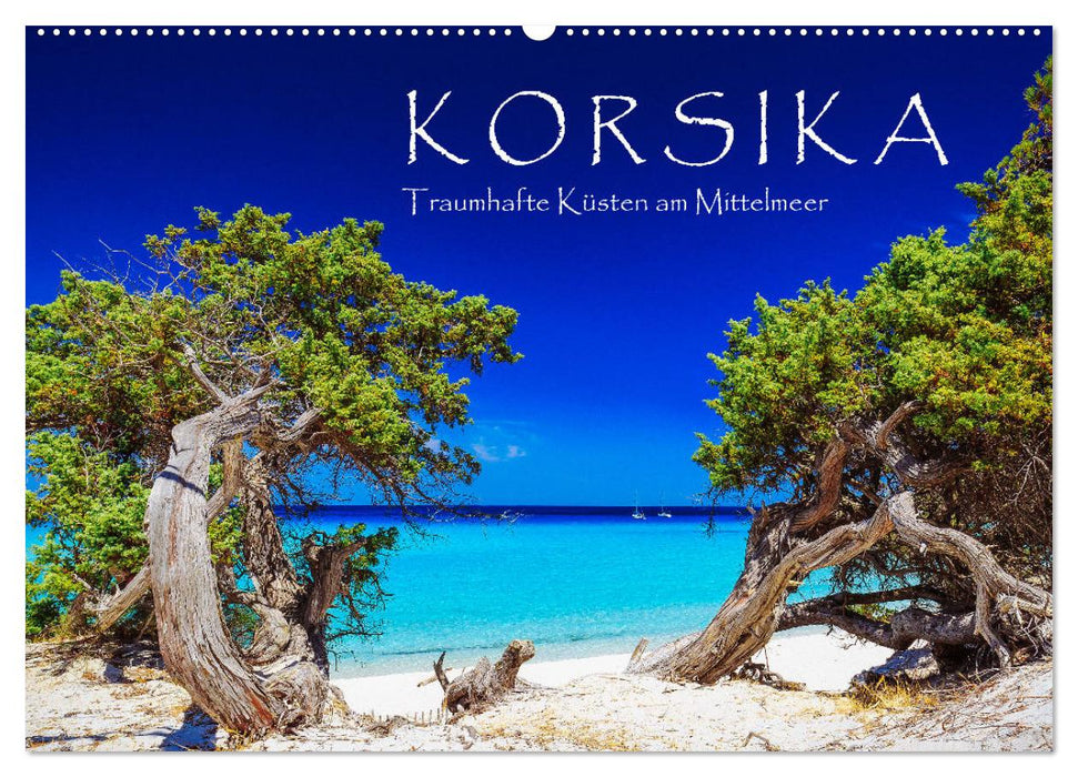 Korsika - Traumhafte Küsten am Mittelmeer (CALVENDO Wandkalender 2027)