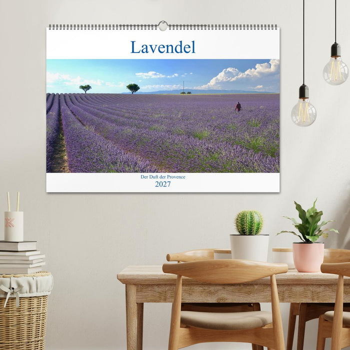 Lavendel. Der Duft der Provence (CALVENDO Wandkalender 2027)
