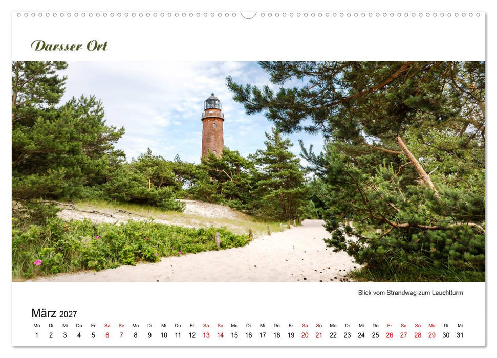 Panorama-Blick Fischland-Darss-Zingst (CALVENDO Wandkalender 2027)