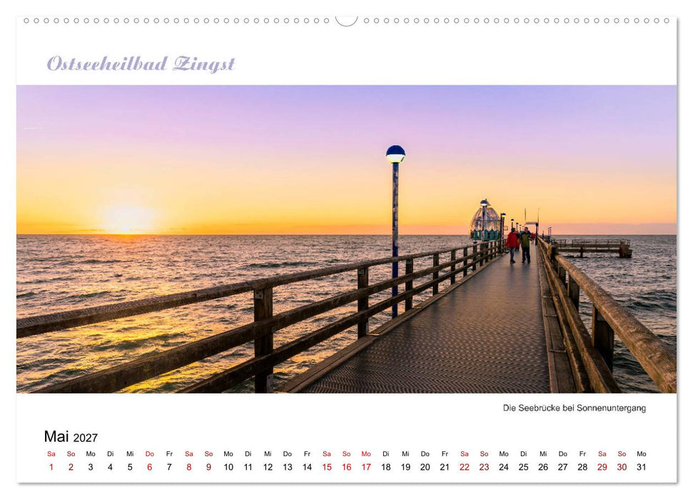 Panorama-Blick Fischland-Darss-Zingst (CALVENDO Wandkalender 2027)