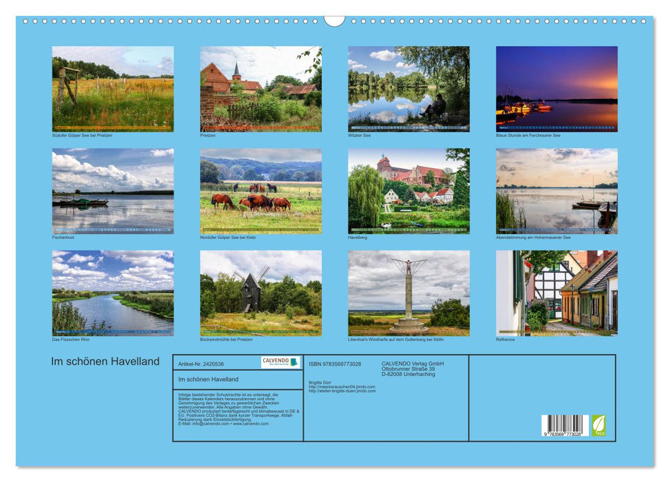 Im schönen Havelland (CALVENDO Wandkalender 2027)