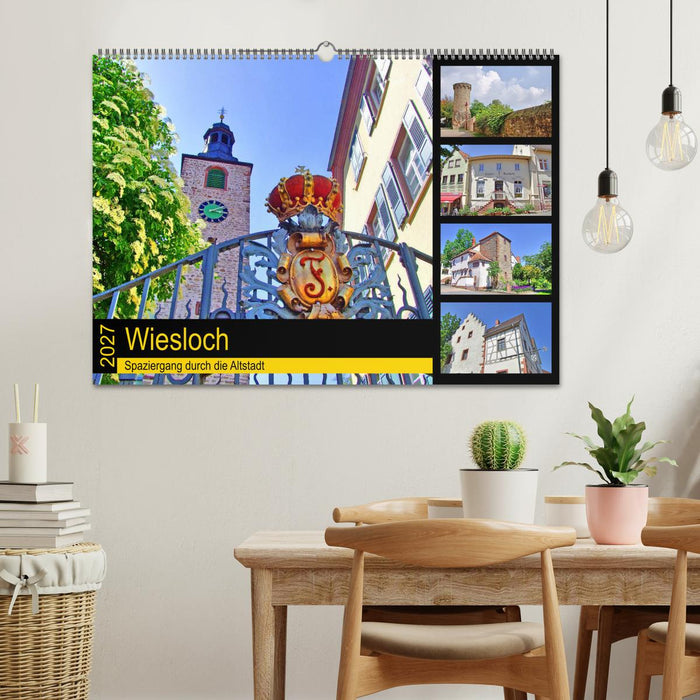 Wiesloch - Spaziergang durch die Altstadt (CALVENDO Wandkalender 2027)
