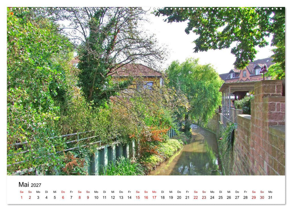 Wiesloch - Spaziergang durch die Altstadt (CALVENDO Wandkalender 2027)