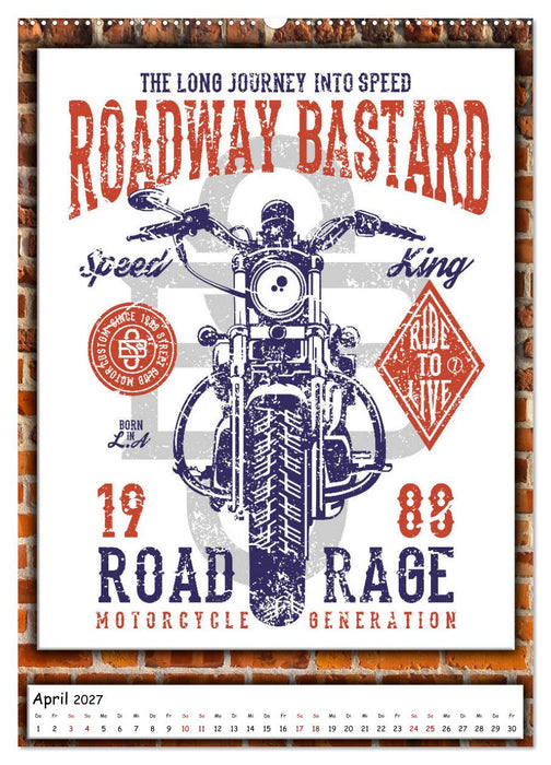 Motorrad - nostalgische Momente (CALVENDO Premium Wandkalender 2027)