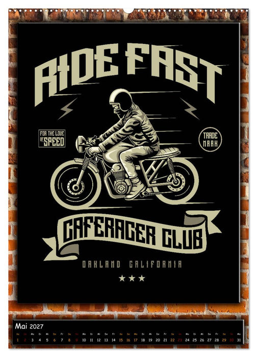 Motorrad - nostalgische Momente (CALVENDO Premium Wandkalender 2027)
