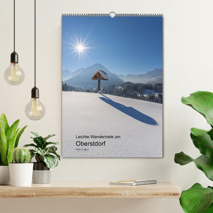 Leichte Wanderziele um Oberstdorf (CALVENDO Wandkalender 2027)