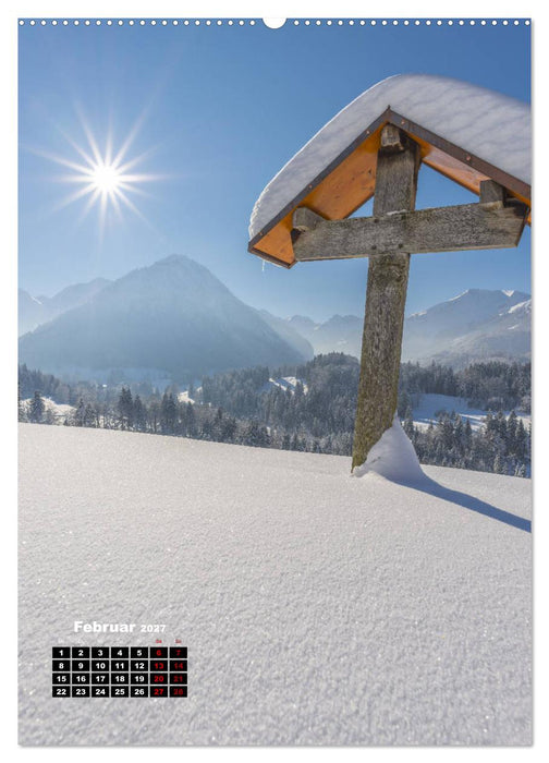 Leichte Wanderziele um Oberstdorf (CALVENDO Wandkalender 2027)